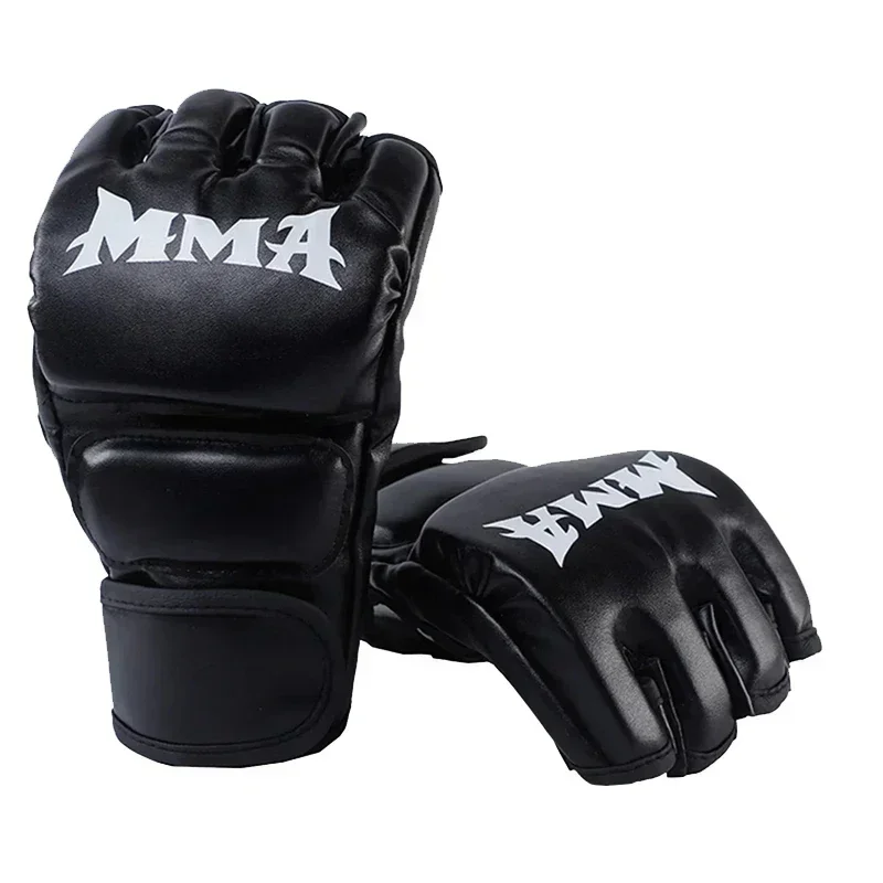 Boxing Glove Set - قفازات تدريب الملاكمة الاحترافية نصف الأصابع