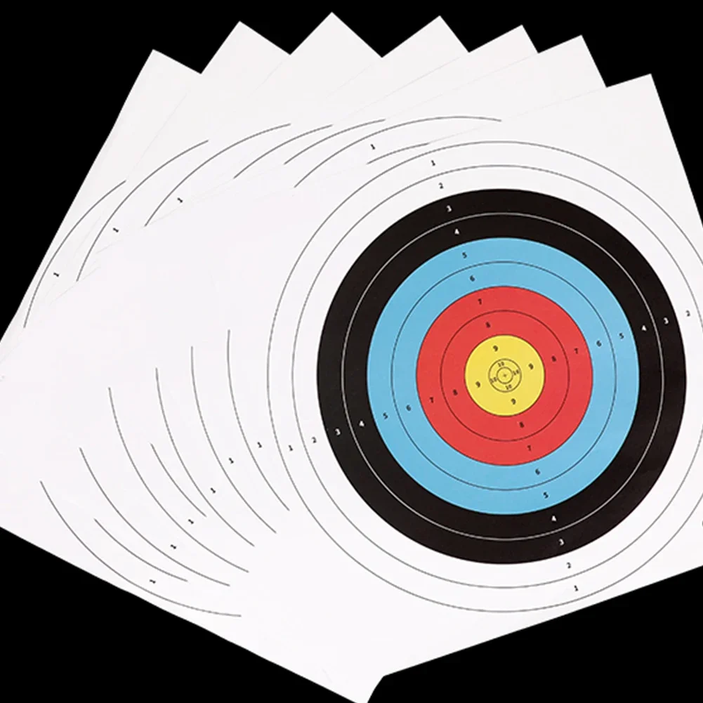 Archery Target Face - إكسسوارات الرماية بالقوس والسهم 10 قطع
