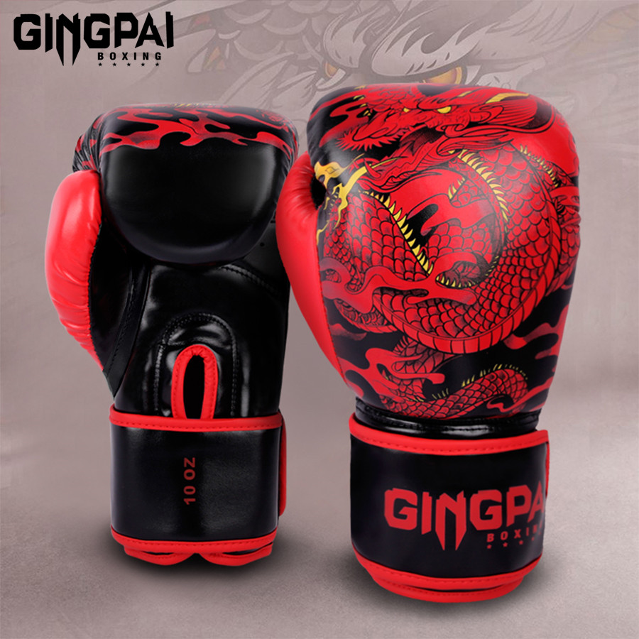 Boxing Glove Set - 10/12/14 أوقية قفازات الملاكمة المهنية الكبار