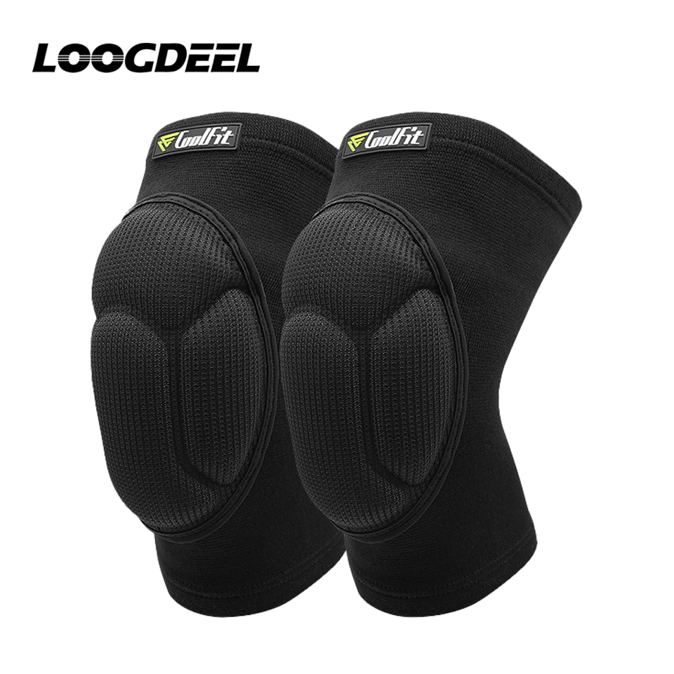LOOGDEEL 1 زوج واقية منصات الر - مراجعة Volleyball Knee Pad وسعره
