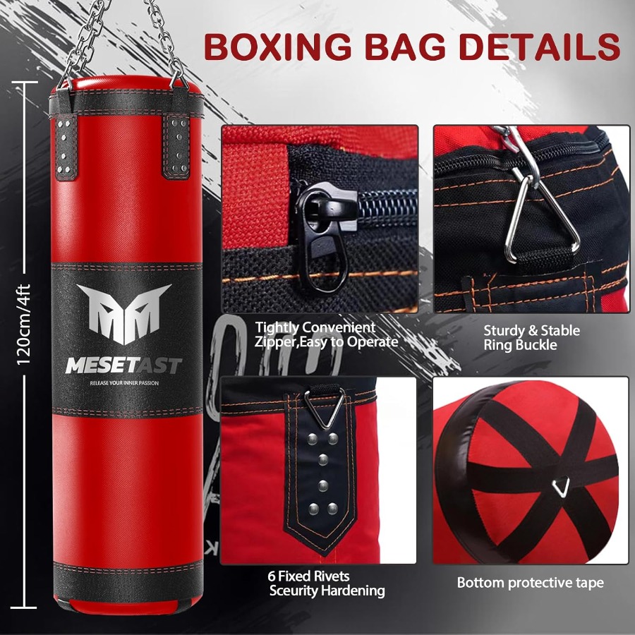 مجموعة أكياس اللكم الثقيلة بطو - مراجعة Boxing Glove Set وسعره