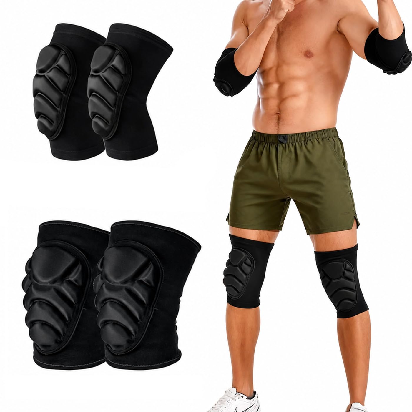 زوج واحد من واقيات الكوع والرك - مراجعة Volleyball Knee Pad وسعره